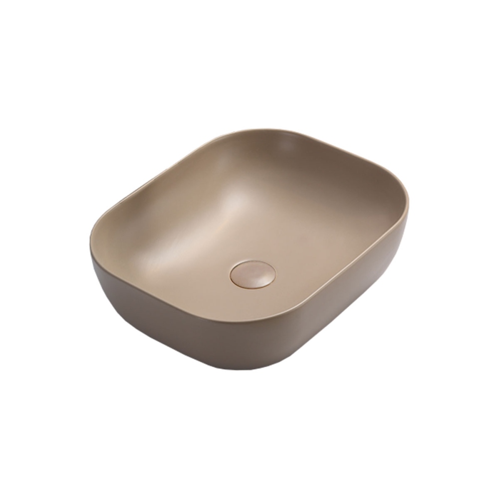 Раковина накладная Vincea VBS-101 50х40 Капучино матовый
