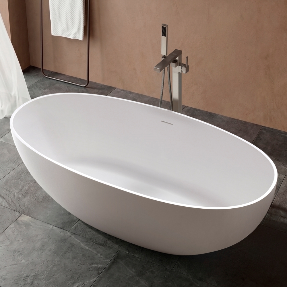 Ванна из искусственного камня Vincea Solid Surface 180х80 Белый матовый — изображение 2