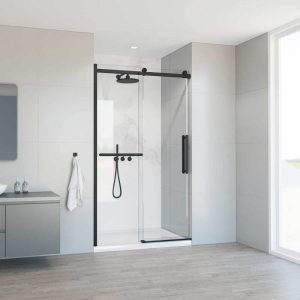 Душевая дверь Vincea Como Soft Черный / Прозрачное