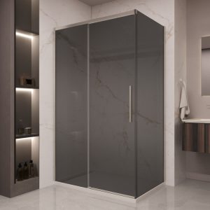 Душевой уголок Vincea Stella 120х90 Никель / Тонированное