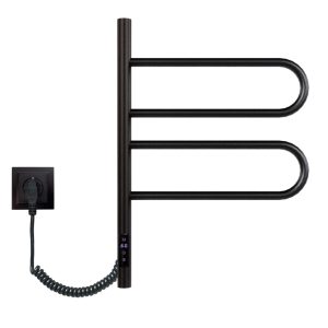 Полотенцесушитель электрический Vincea VTD-1R1 43х59 Черный матовый